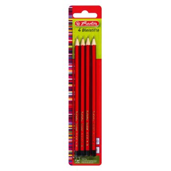 herlitz Bleistifte Scolair B 4er Blisterkarte