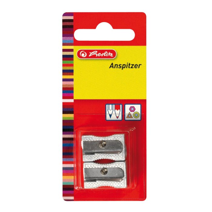herlitz Anspitzer Metall 2 Stück