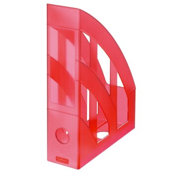 herlitz Stehsammler Classic DIN A4 rot transluzent