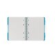 herlitz Collegeblock easy orga to go A5 kariert transparent blau