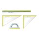 Geometrieset my.pen 4-tlg. Kunststoff lemon