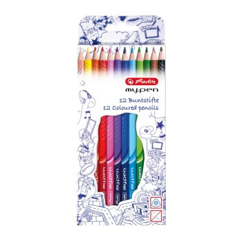 herlitz trojhranné farbičky my.pen - FSC drevo - v...