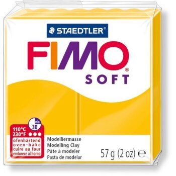 FIMO SOFT Modelliermasse, ofenhärtend, sonnengelb, 57 g
