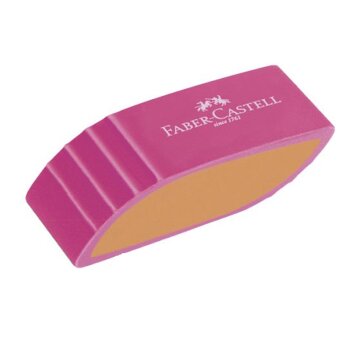 FABER-CASTELL Bicolor Radierer pink/orange