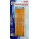 Hi-tech ceruzky s gumou 8 ks - lakované oranžovou farbou
