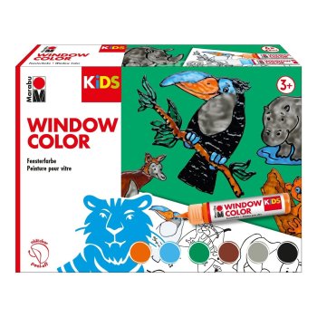 Marabu KiDS Window Color-Set "DSCHUNGEL", 6 x...