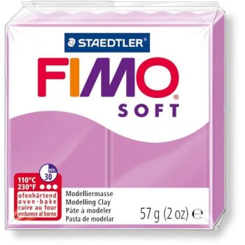FIMO SOFT Modelliermasse, ofenhärtend, lavendel, 57 g