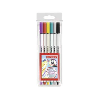 STABILO Pen 68 brush - prémiová fixka s...