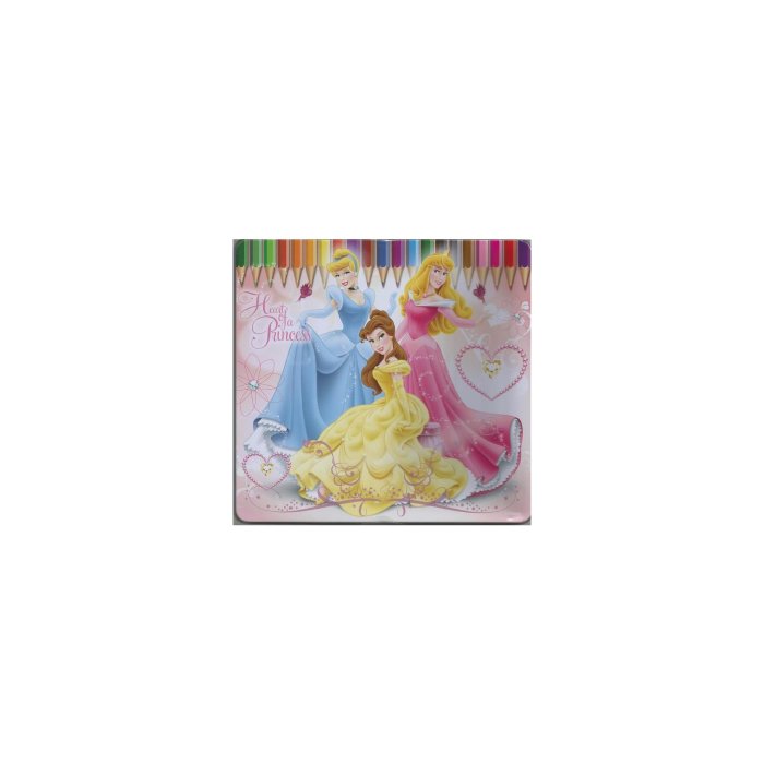 Buntstifte Disney Princess in Metallbox 24er