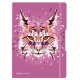 herlitz my.book flex Notizheft A5 40 Blatt punktiert Wild Animals Luchs