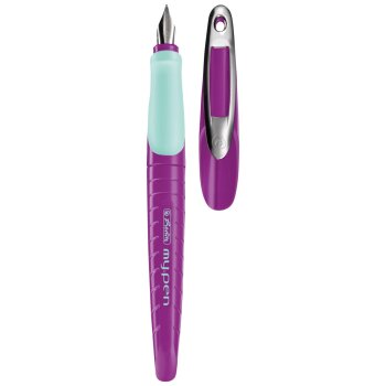 herlitz Füllhalter my.pen lila/minze Rechtshänder