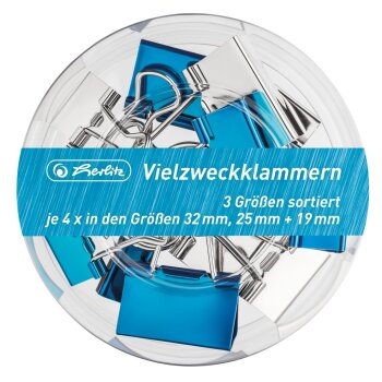 herlitz Vielzweckklammern Frozen Glam 3 Größen...