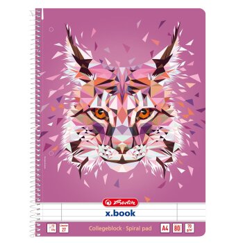 herlitz Collegeblock x.book A4, 80 listov -...