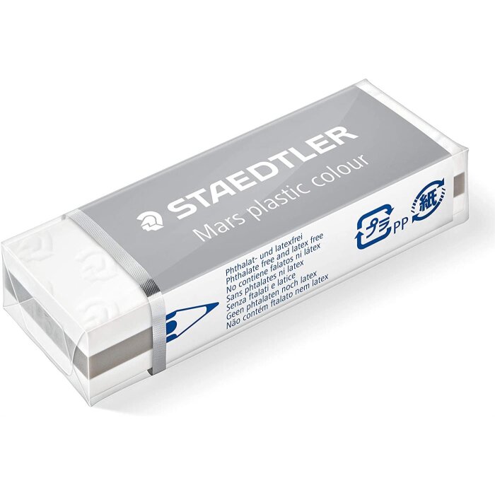 STAEDTLER Mars 526 50 plastic colour grau Radierer