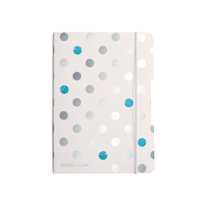 herlitz my.book flex, poznámkový zošit, A5, 40 listov - štvorčekový - Frozen Glam