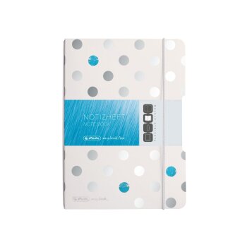 herlitz my.book flex, poznámkový zošit, A5, 40 listov - štvorčekový - Frozen Glam