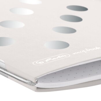 herlitz my.book flex, poznámkový zošit, A5, 40 listov - štvorčekový - Frozen Glam