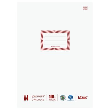 URSUS [OE] Heftumschlag aus Papier DIN A4 weiss