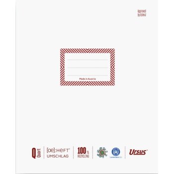 URSUS [OE] Heftumschlag aus Papier QUART weiss