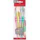 FABER-CASTELL Synthetikhaarpinsel-Set "Pastell"