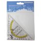 DONAU Geometriedreieck 16 cm ohne Griff