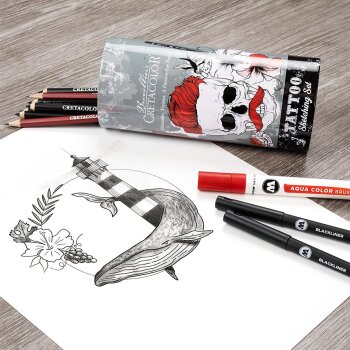 CRETACOLOR Tattoo Sketching Set 14-teilig