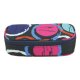 DONAU Zipp-Penal Recycling-PET oval bunte Kreise