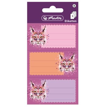 herlitz  knižné etikety Wild Animals - rys