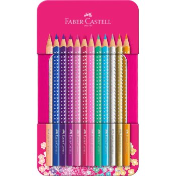 FABER-CASTELL trojhranné farbičky SPARKLE v...