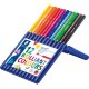 STAEDTLER ergosoft 157 - trojhranné farbičky - v plastovom stolovom boxe - 12 rôznych farieb