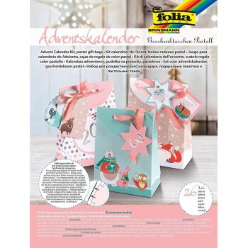 folia Adventskalender "Geschenktaschen...