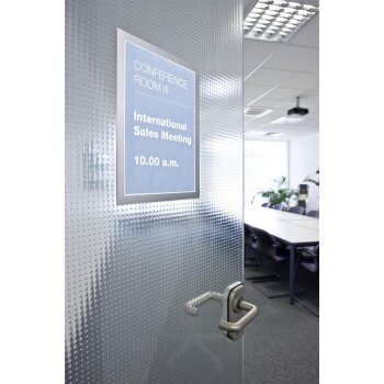 DURABLE Magnetrahmen DURAFRAME Info-Set Hygiene, blau