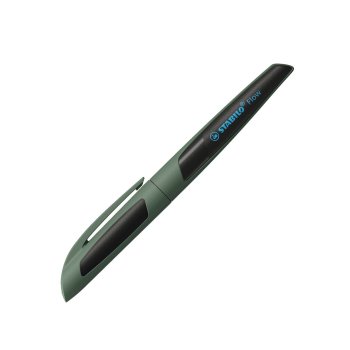 STABILO Flow SPORTY - plniace atramentové pero vrátane náplne - samostatné v kaki/čiernej farbe