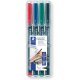 STAEDTLER Lumocolor 313 permanent Universalstifte 0,4mm 4er Box