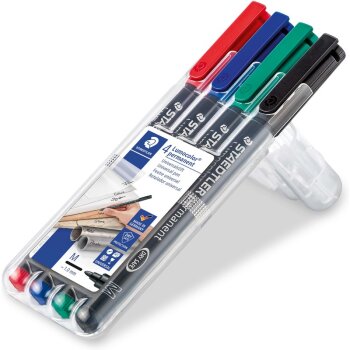 STAEDTLER Lumocolor 317 permanent Universalstifte 1,0mm...