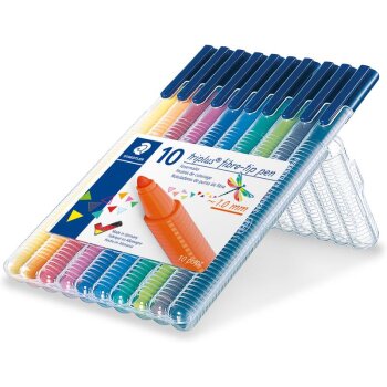 STAEDTLER 323 triplus color Fasermaler 10er Box