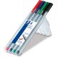 STAEDTLER 334 triplus fineliner - 4 ks v boxe