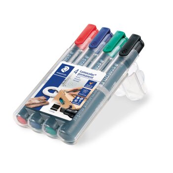 STAEDTLER Lumocolor 350 permanentný popisovač - 4...