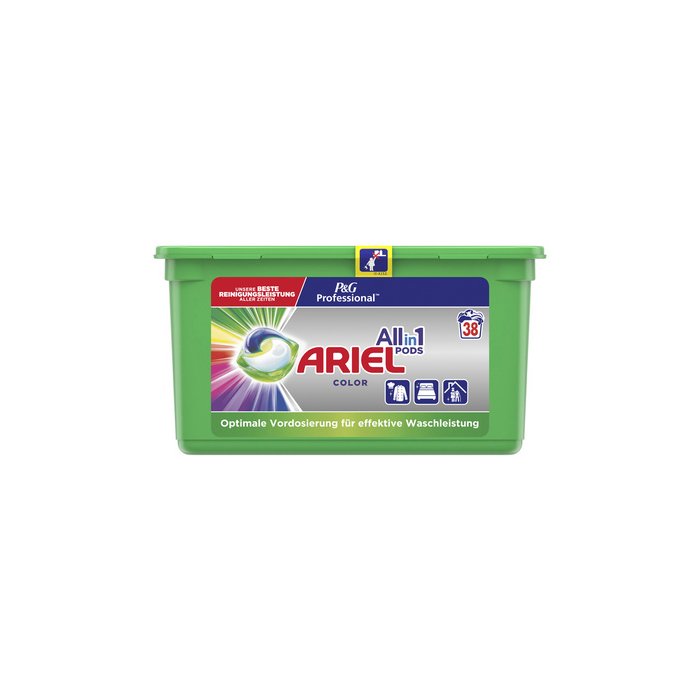 ARIEL PROFESSIONAL 3in1 Pods Waschmittel Colour, 38 WL