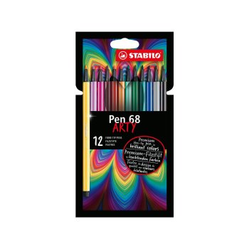 Premium-Filzstift - STABILO Pen 68 - ARTY - 12er Pack -...