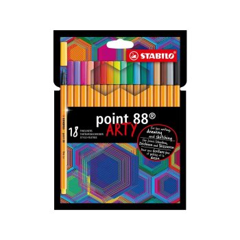 STABILO point 88 - ARTY - fineliner - 18 rôznych...