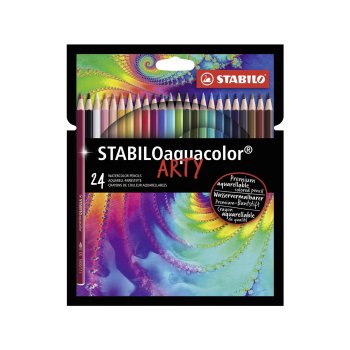 Aquarell-Buntstift - STABILO aquacolor - ARTY - 24er Pack...
