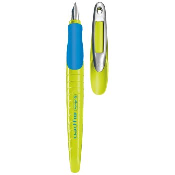 herlitz Füllhalter my.pen lemon/blau Rechtshänder