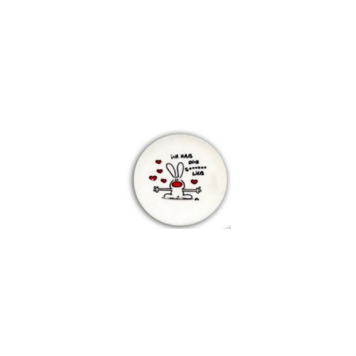 NIC guma - okrúhla - Ø cca. 53 mm - Ich hab dich soooooo lieb