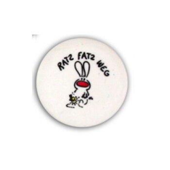 NIC Radierer  Ø ca.53mm "Ratz Fatz Weg"