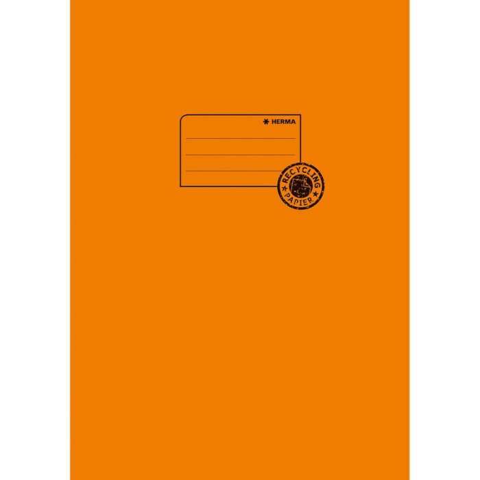 HERMA obal na zošity, recyklovaný papier, A5 - oranžový