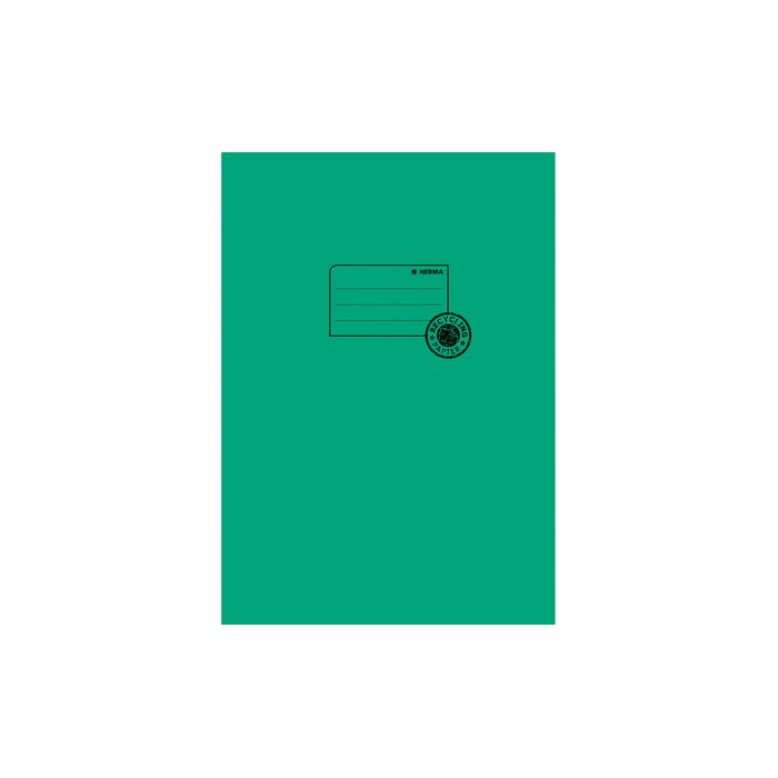 HERMA Heftschoner Recycling, DIN A5, aus Papier, dunkelgrün