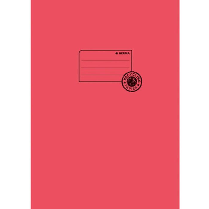 HERMA Heftschoner Recycling, DIN A4, aus Papier, dunkelrot