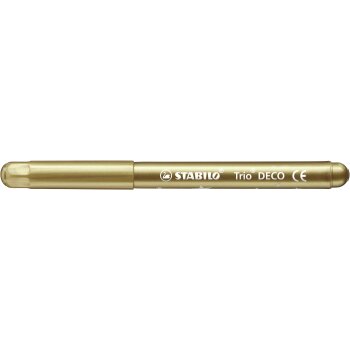 STABILO Trio DECO Metallic fixky, XL hrot - 8 rôznych farieb