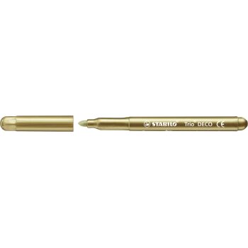 STABILO Trio DECO Metallic fixky, XL hrot - 8 rôznych farieb